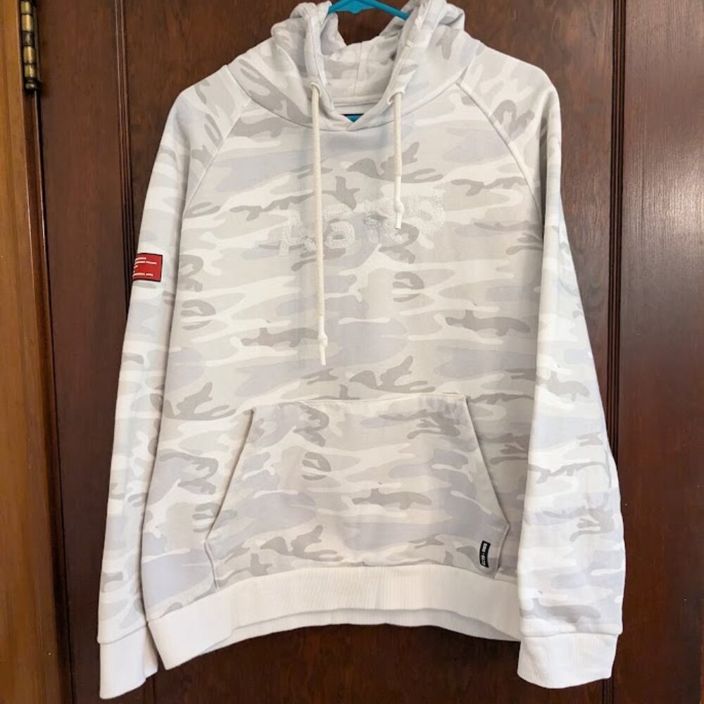 Like New! Men's ASRV DSG-0173 Gray Camo Hoodie